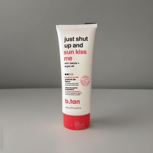 b.tan Gradual Tan Lotion Just Shut Up And Sun Kiss Me Medium to Tan 8 fl oz